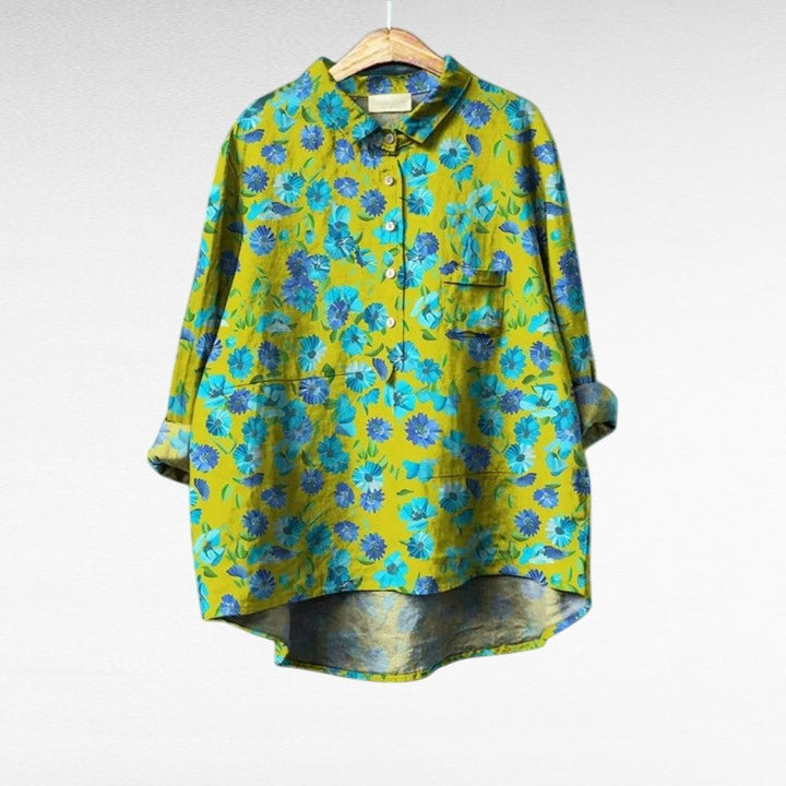 Axéllé, Blusa Floral Luminosa de Zelira
