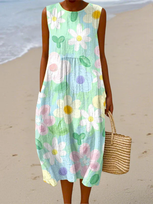 Erin™, Vestido Midi Pastel Blossom de Zelira