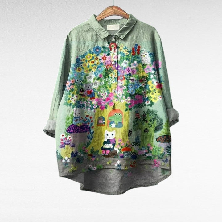 Élise, Blusa Jardín Encantado de Zelira