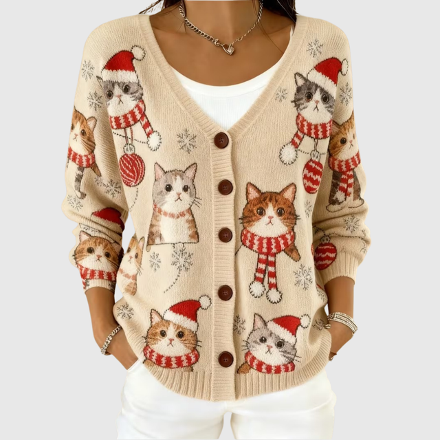 Caterina | Chaqueta de punto abotonada