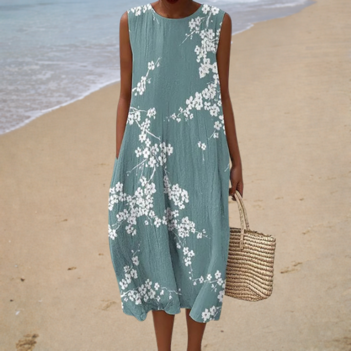 Vestido de Verano Confortable Sin Mangas - Zelira