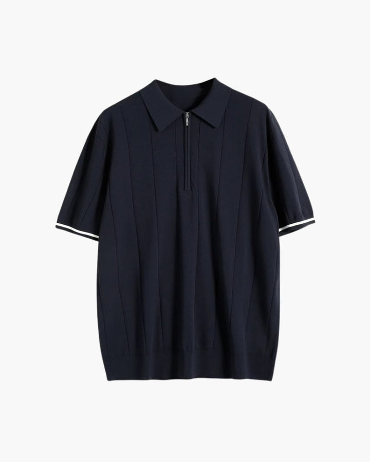 Polo con ribete de contraste exclusivo - Zelira