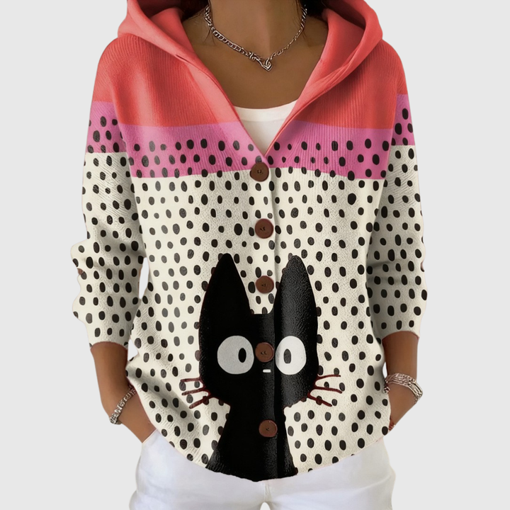Loreta, Chaqueta de punto con capucha de Zelira