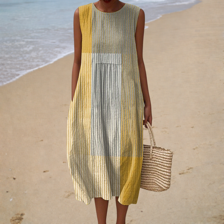 Vestido de Verano Cómodo Sin Mangas - Zelira