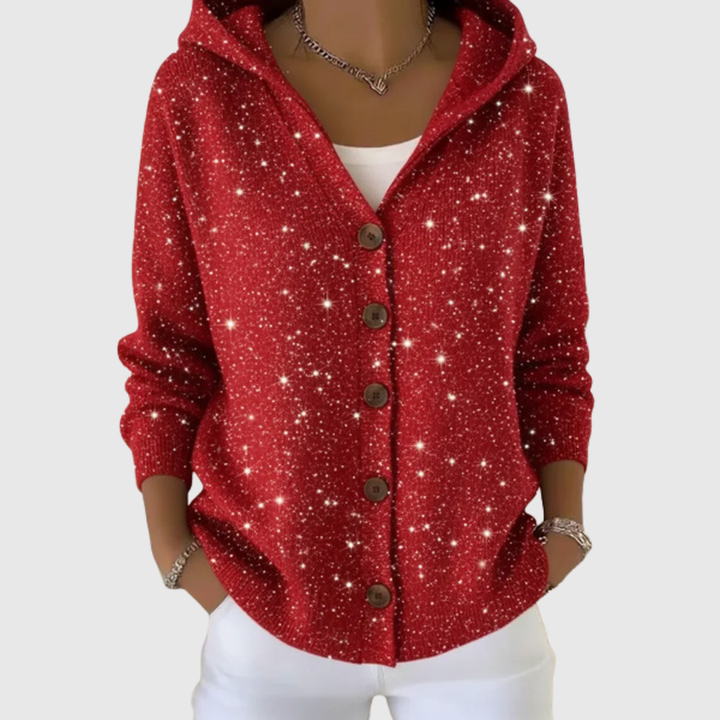 Manuela, Chaqueta de punto con capucha de Zelira
