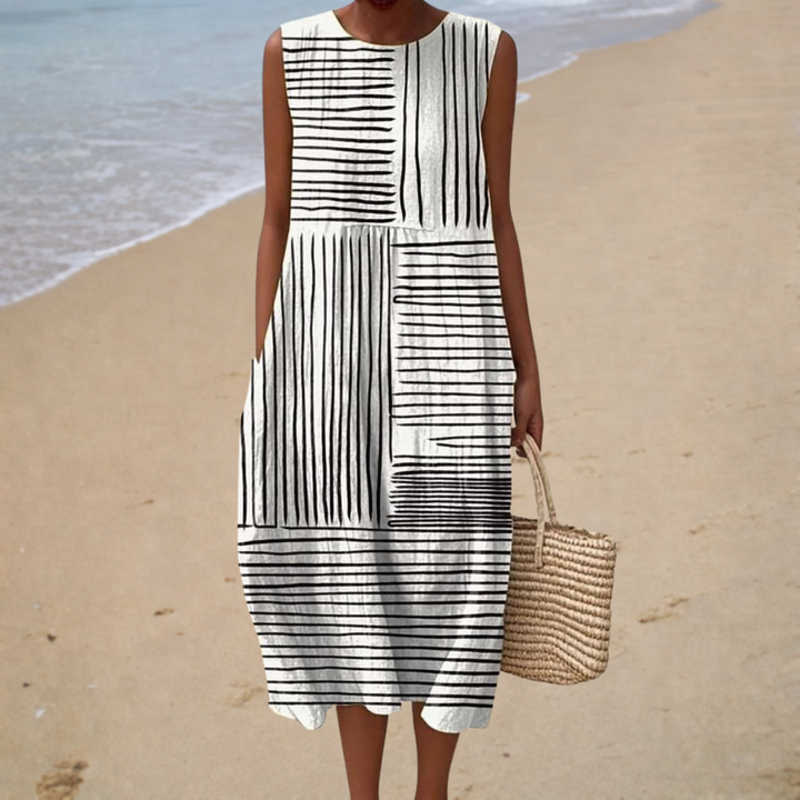 Vestido de Verano Confortable Sin Mangas - Zelira