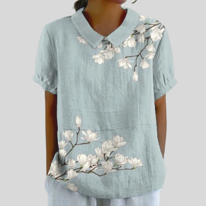 Aurore, Blusa Floreada Localizada de Zelira