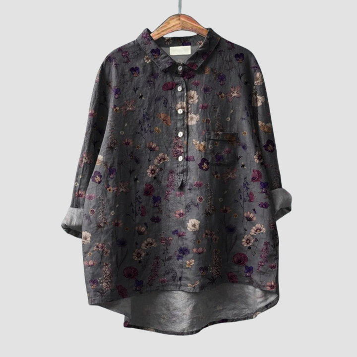 Quitterie, Blusa Floral Sutil de Zelira