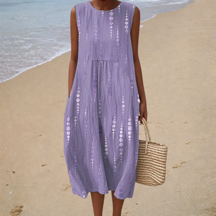 Vestido de Verano Confortable Sin Mangas - Zelira