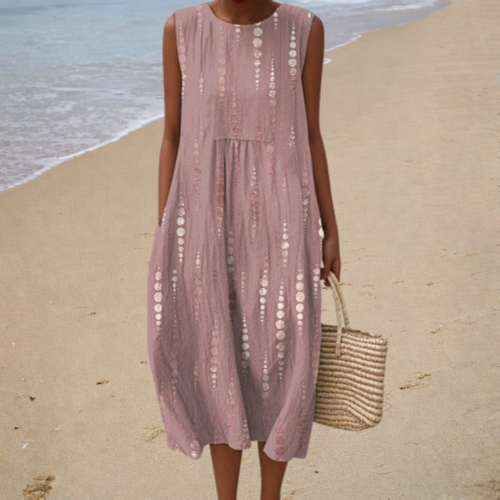 Vestido de Verano Confortable Sin Mangas - Zelira