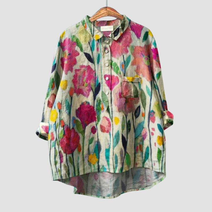 Victoire, Blusa Floral Refinada de Zelira