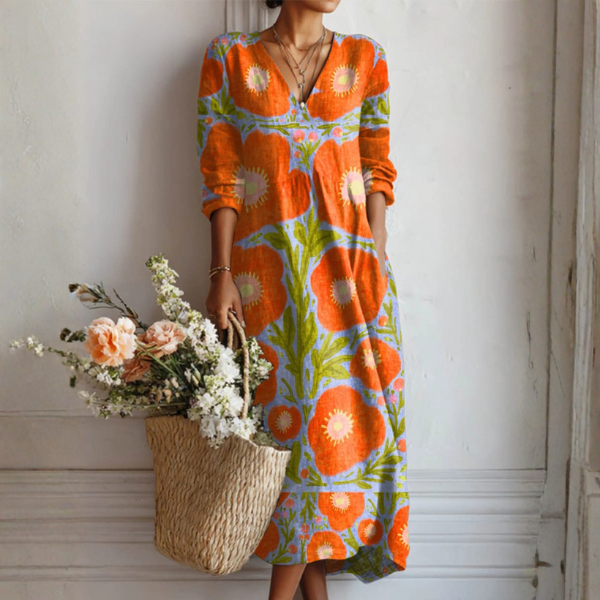 Claire, Vestido primaveral elegante sin esfuerzo de Zelira