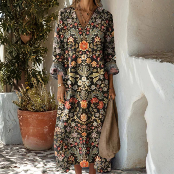 Ruby, Vestido primaveral elegante sin esfuerzo de Zelira