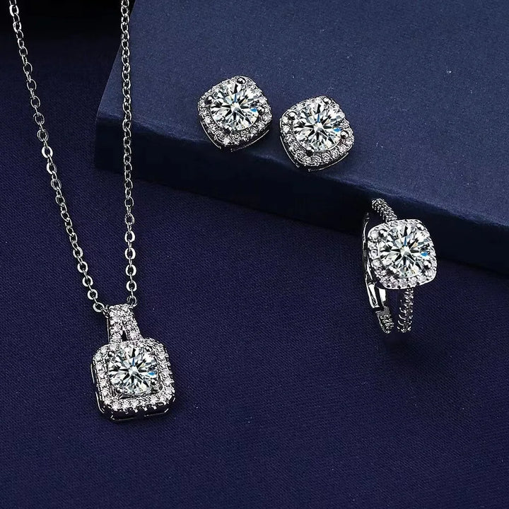 Conjunto de joyas doble lujoso - Zelira