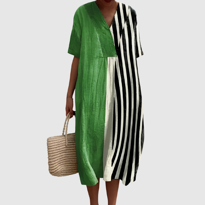 Loriana, Vestido de verano ligero de manga corta de Zelira