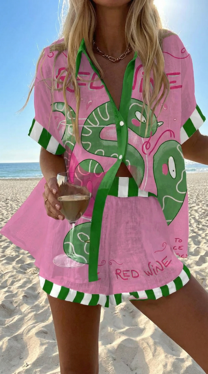 Rosa, Conjunto de Verano de Zelira