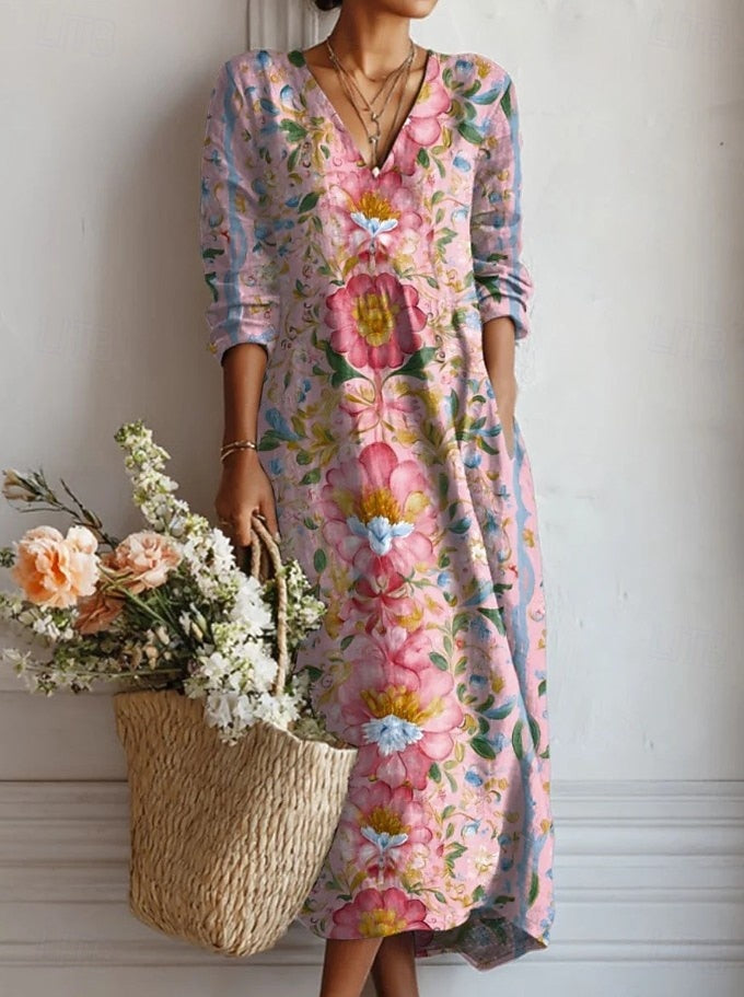 Kelly, Vestido primaveral elegante sin esfuerzo de Zelira