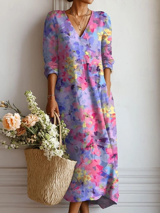 Kaylin, Vestido primaveral elegante y sin esfuerzo de Zelira