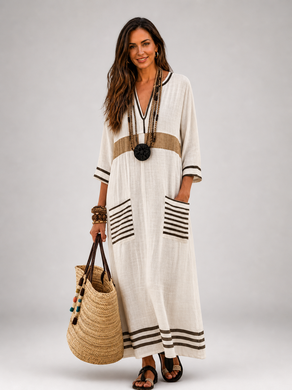Nora | Vestido maxi ligero