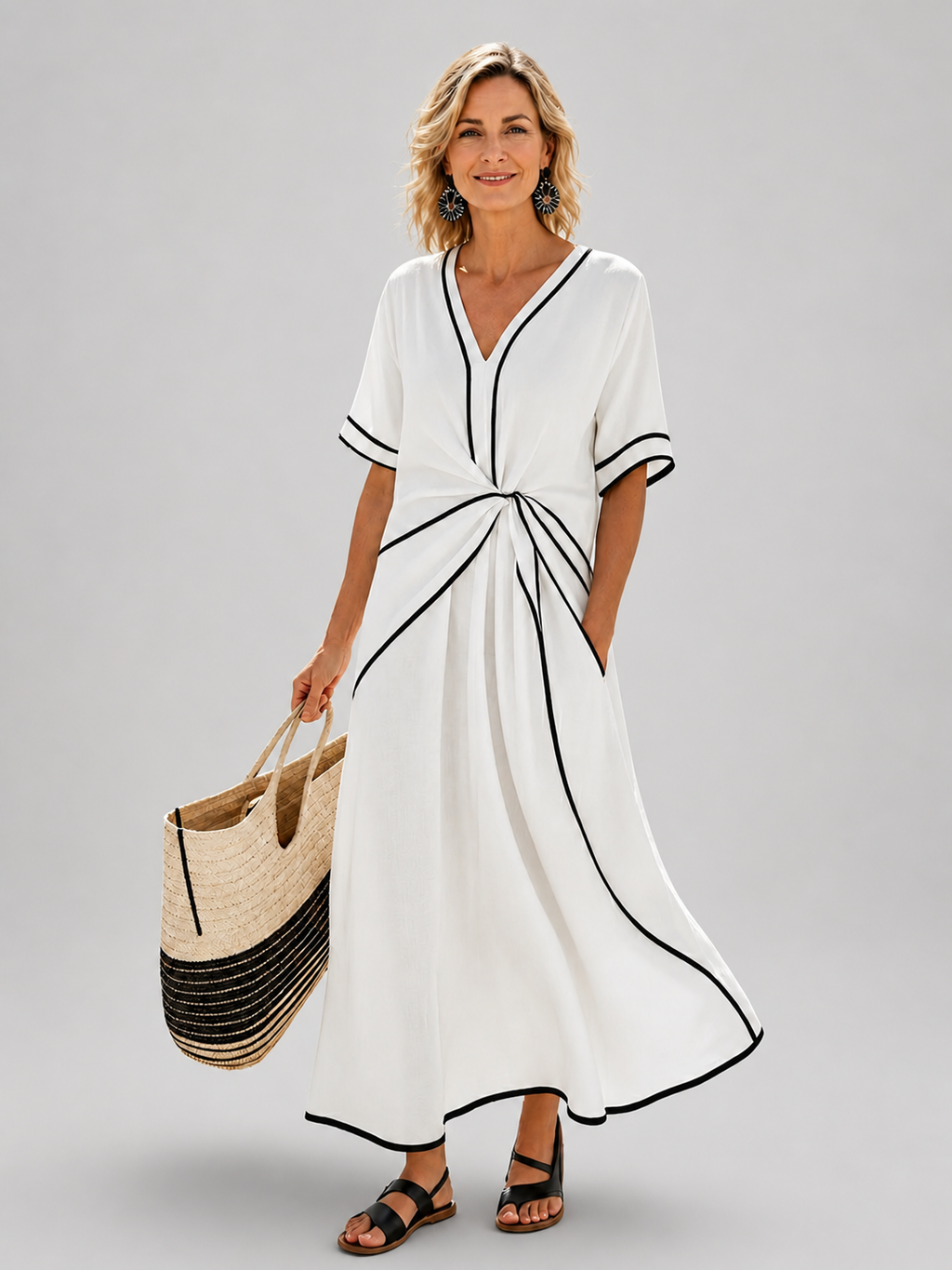 Hannah | Vestido midi elegante