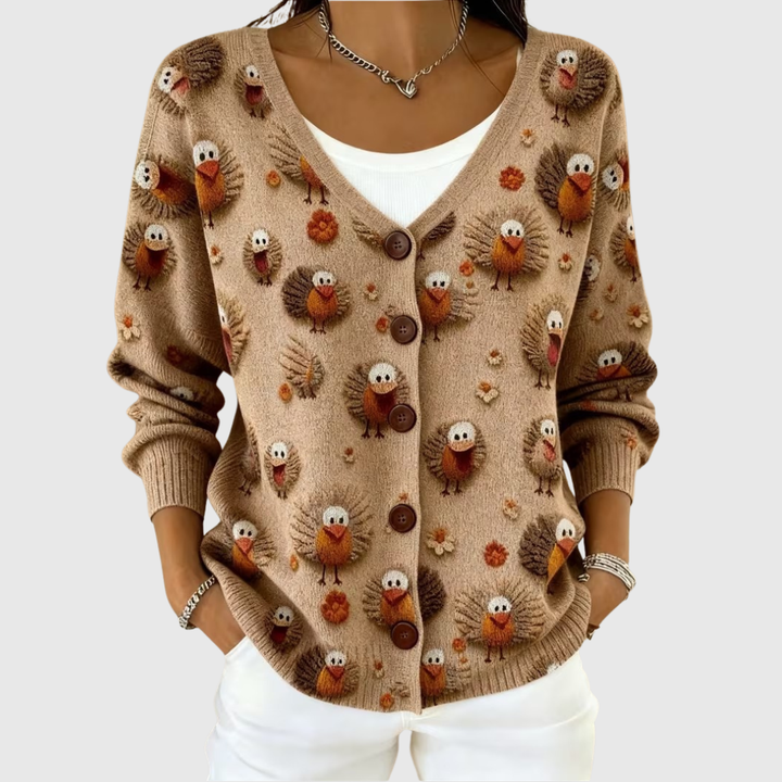 Ramona, Chaqueta de punto abotonada de Zelira