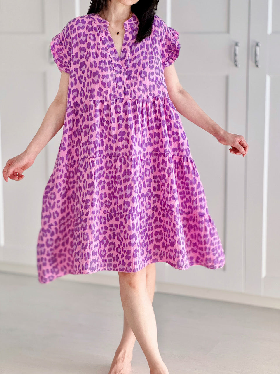 Túnica de Muselina, Leopardo Salvaje, 3 colores