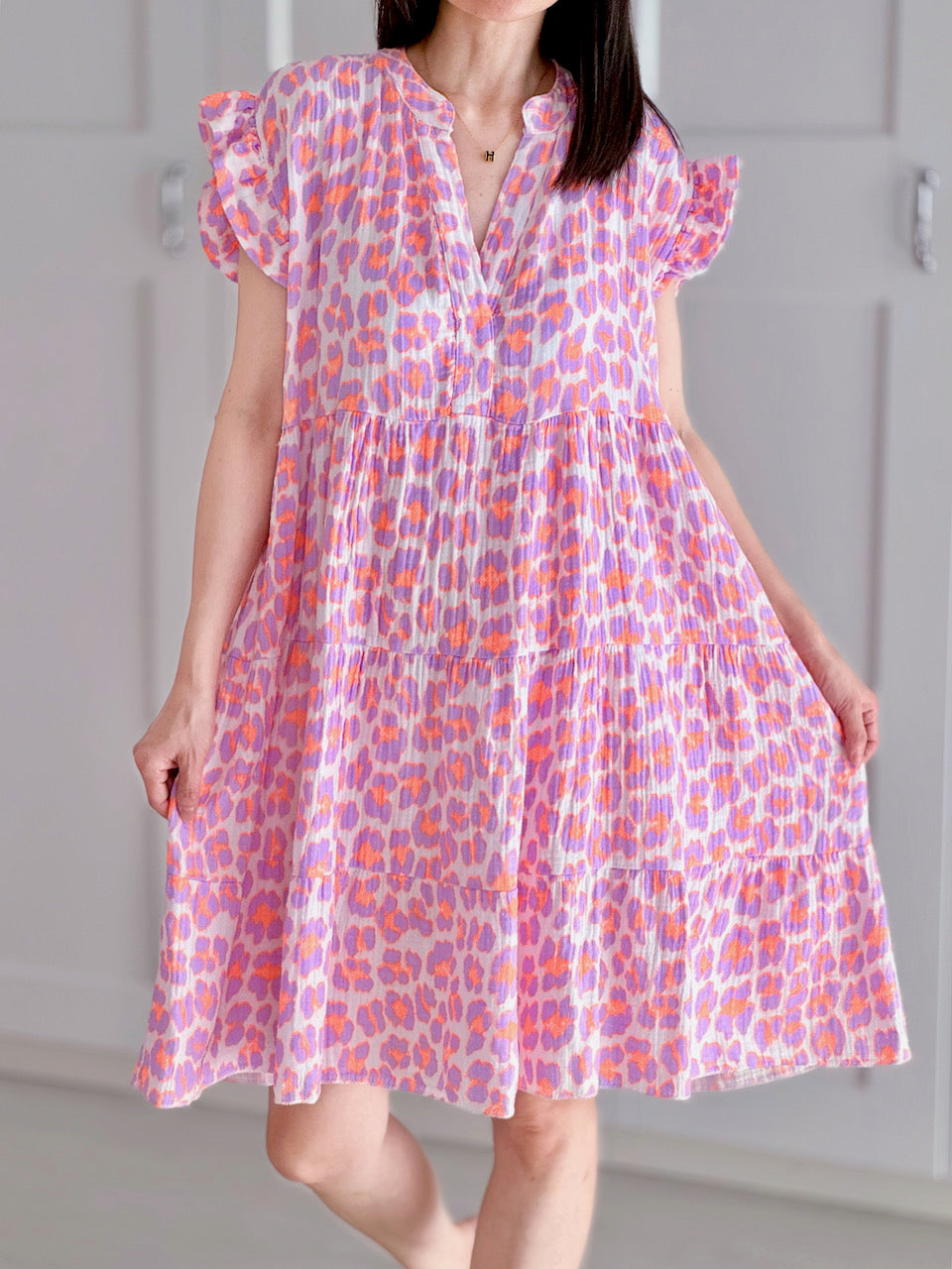 Túnica de Muselina, Leopardo Salvaje, 3 colores