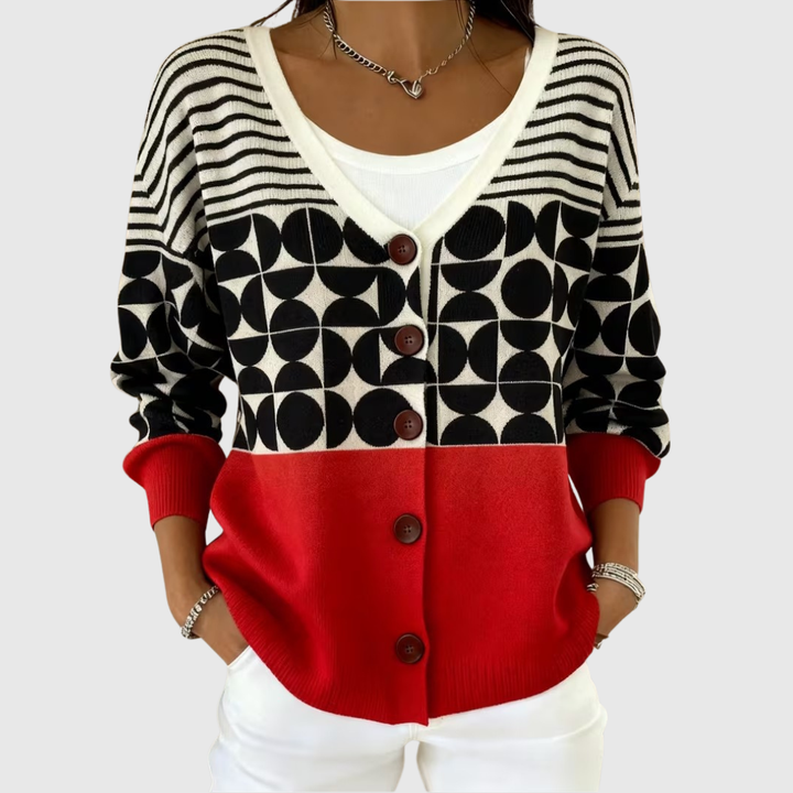Matilde, Chaqueta de punto abotonada de Zelira