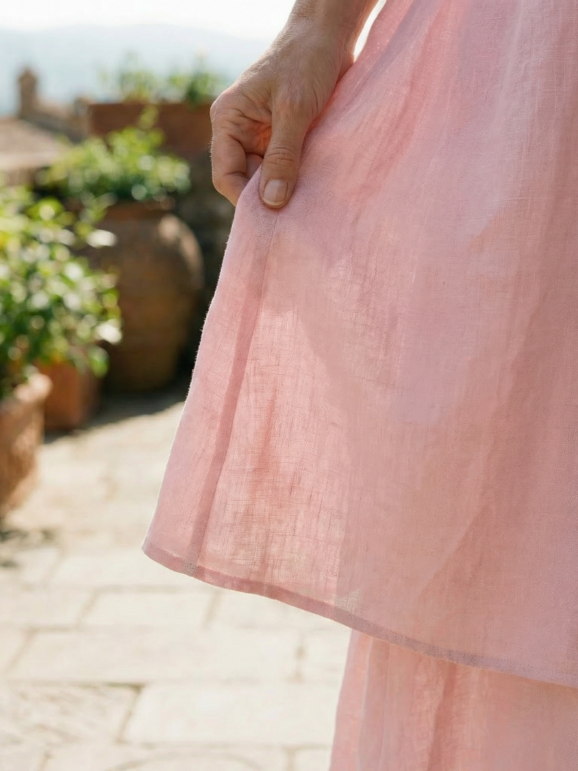 Belén | Vestido midi escalonado