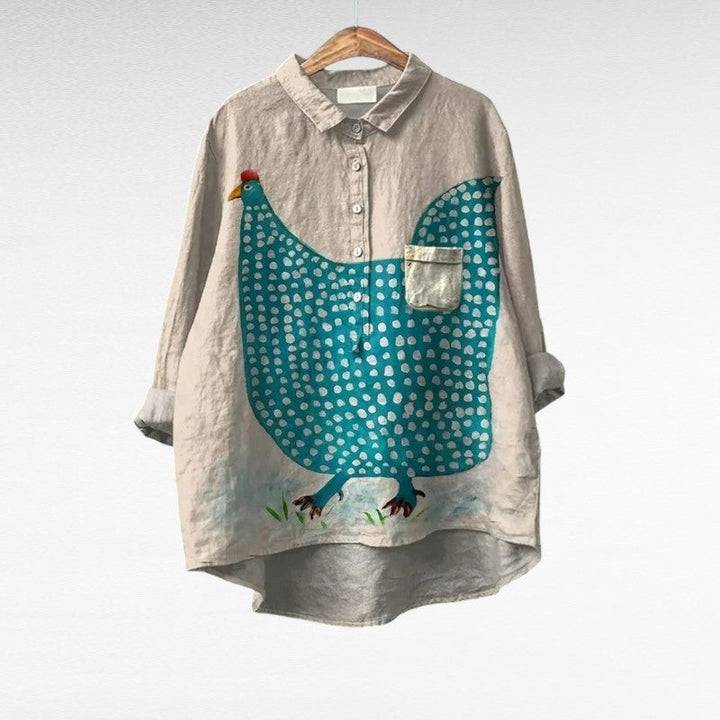 Eugénie, Blusa Motivo Desenfadado de Zelira