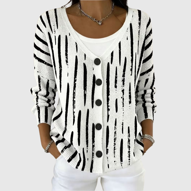Leonora | Chaqueta de punto abotonada