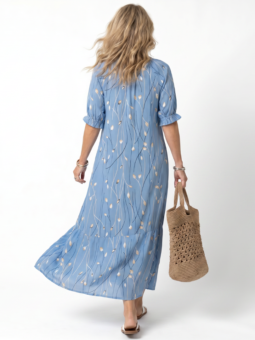 Ines | Vestido midi floral