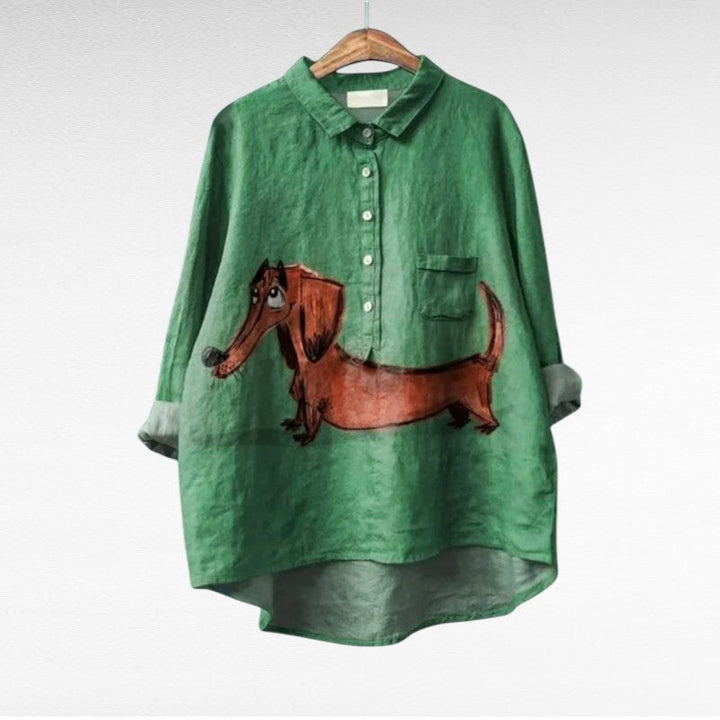 Cloé, Blusa Perro Desenfadada de Zelira