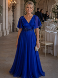 Xenia | Vestido maxi fluido con escote en V