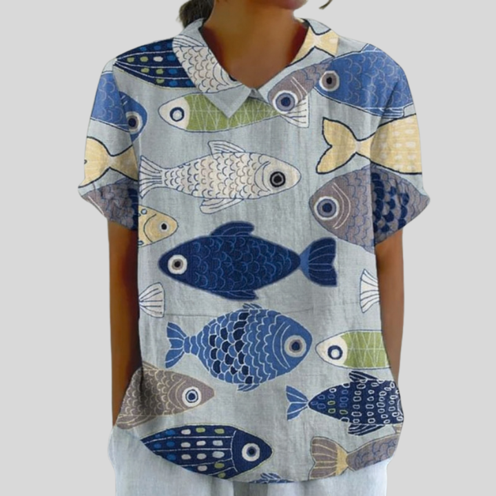 Marianne, Blusa Motivo Marinero de Zelira