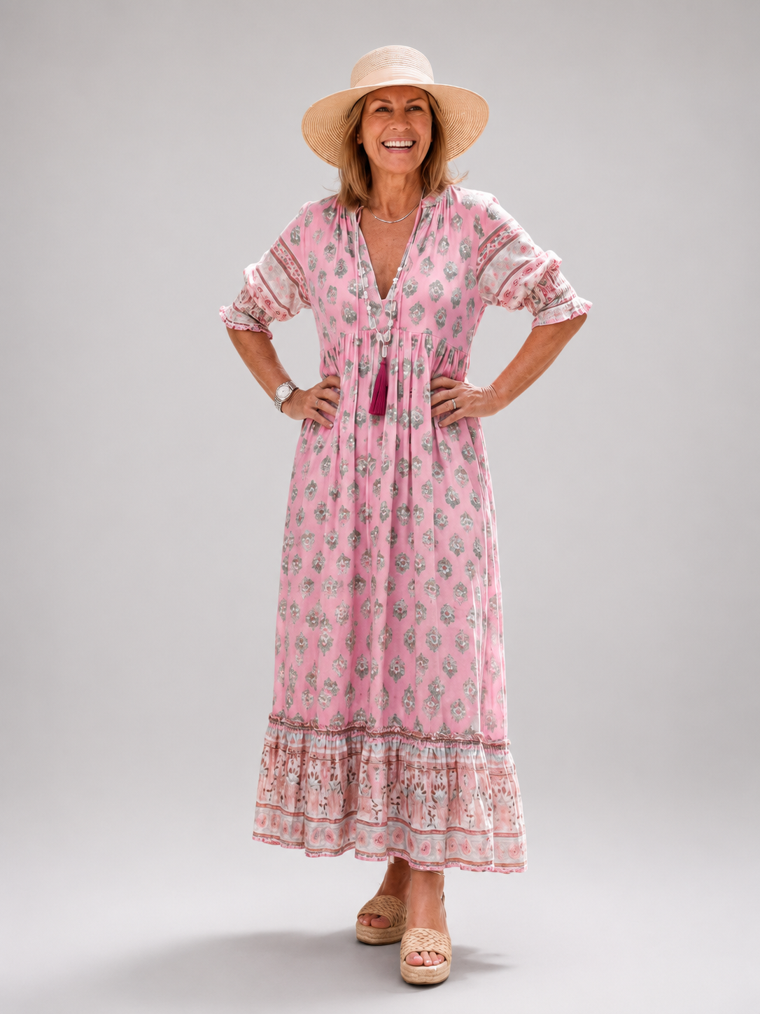 Maren | Vestido midi Garden
