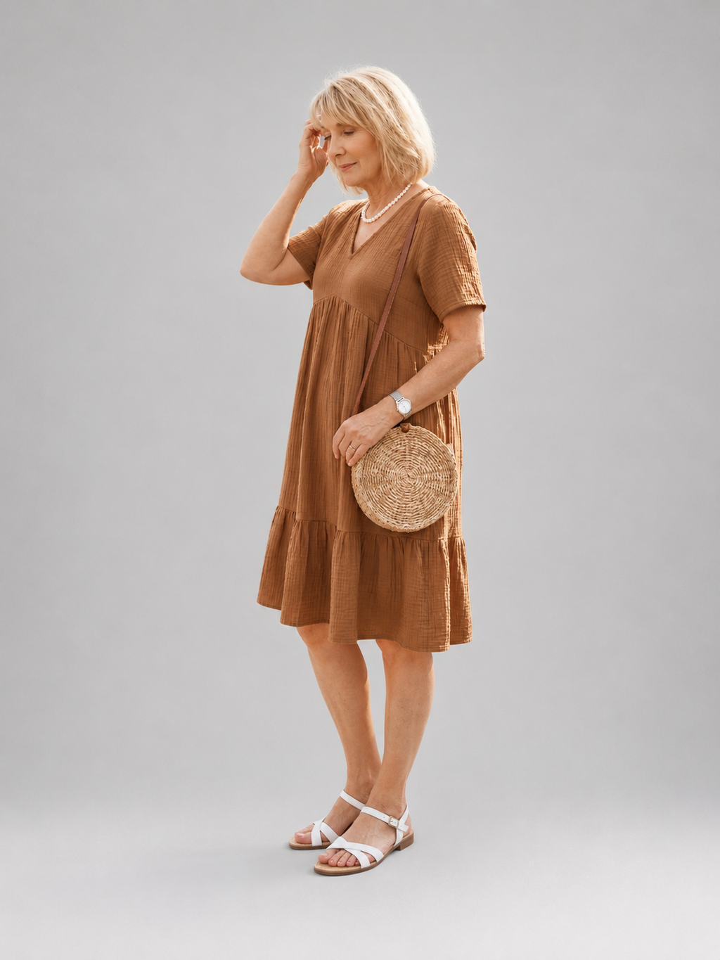 Delphinia | Vestido midi tejido