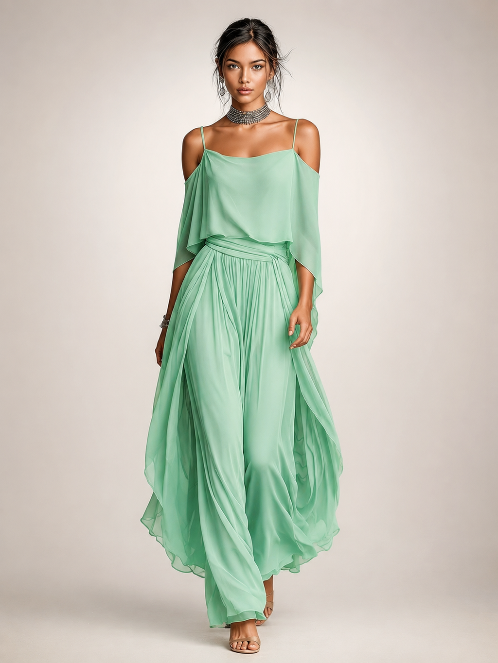 Felicitas | Elegante conjunto de gasa