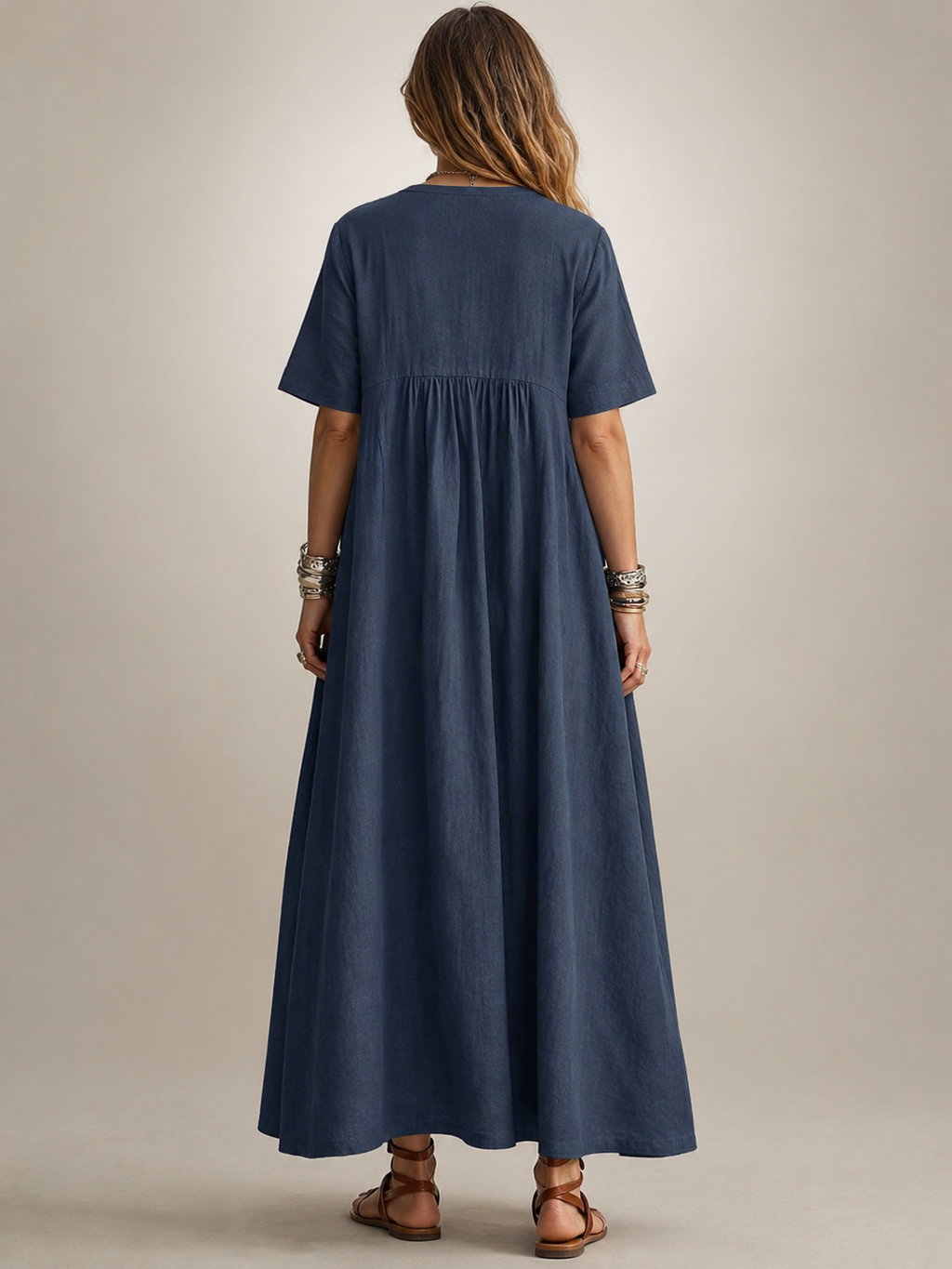 Antje | Elegante vestido plisado