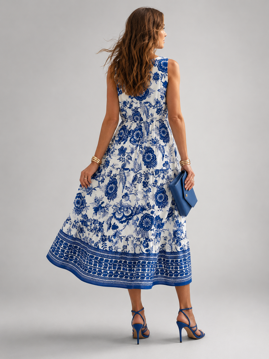 Hollis | Vestido midi Coastal