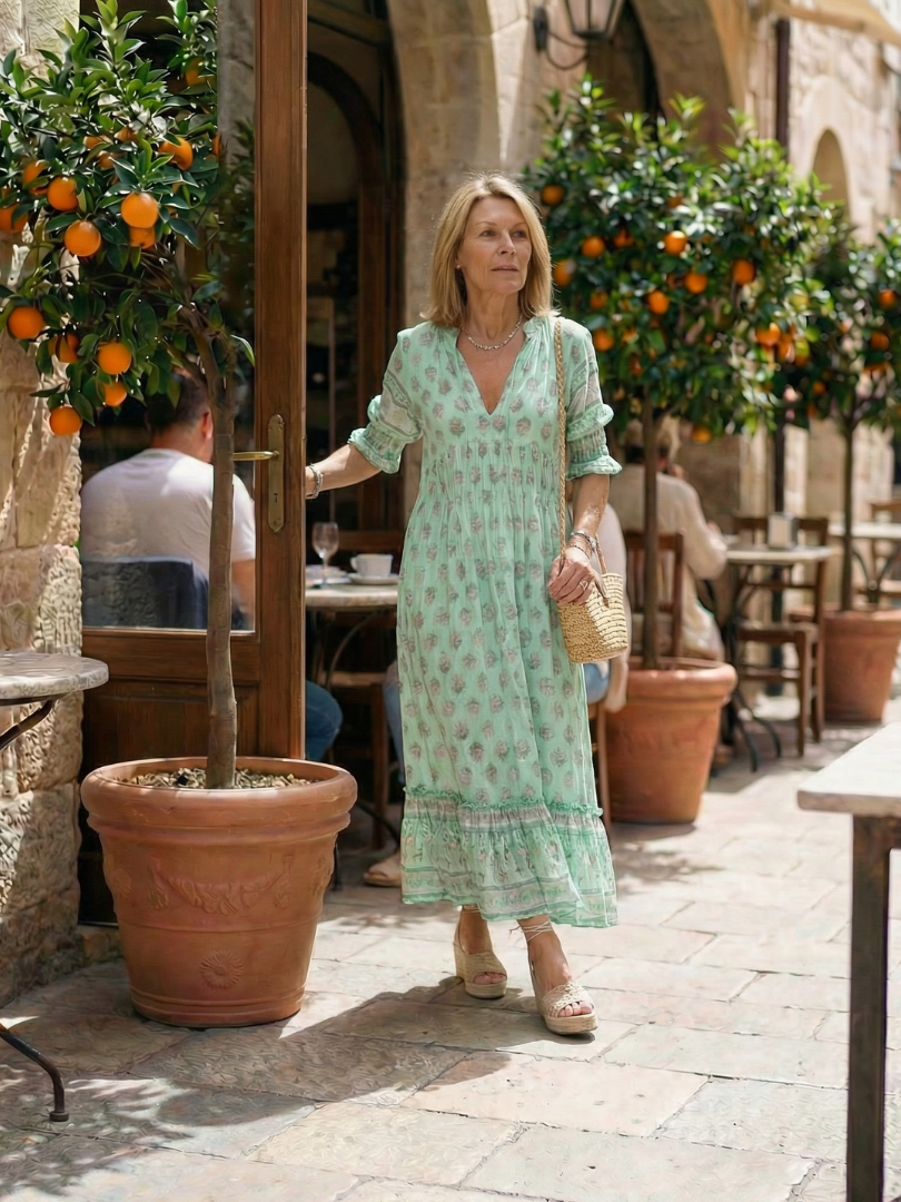 Maren | Vestido midi Garden