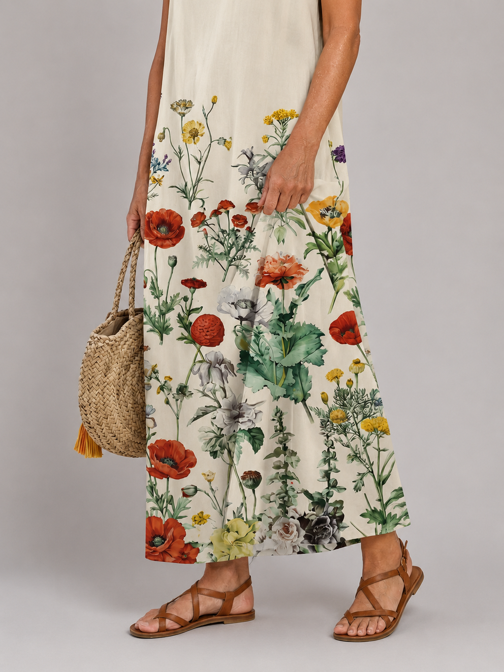 Fiona | Vestido midi ligero como una pluma