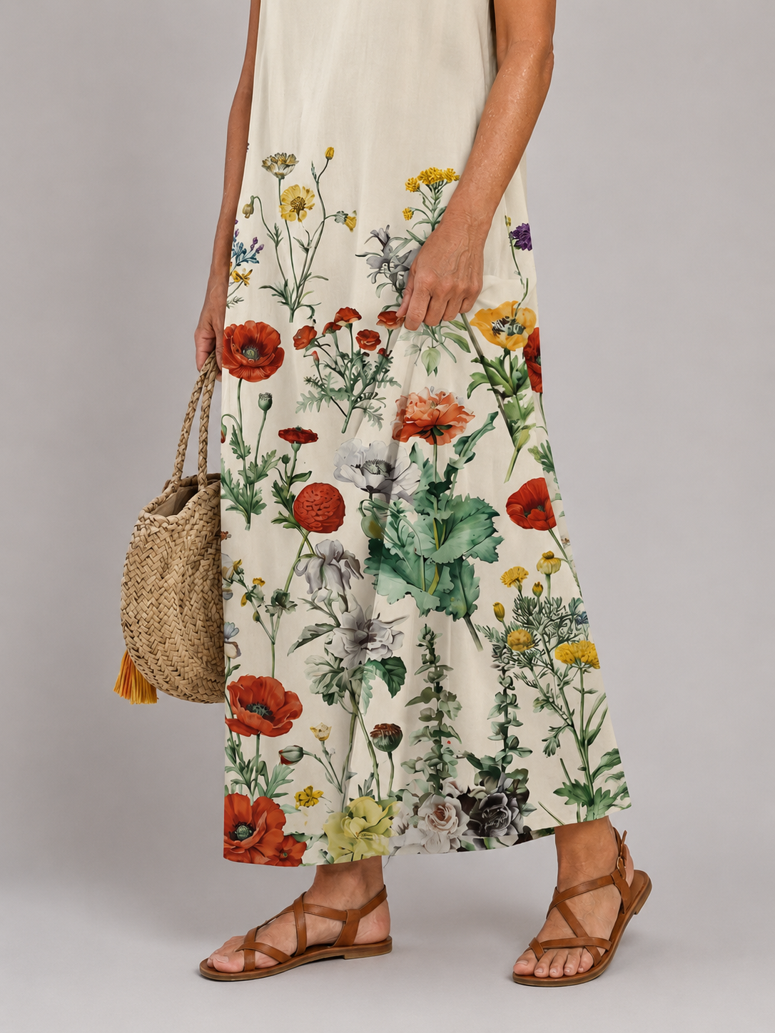Fiona | Vestido midi ligero como una pluma