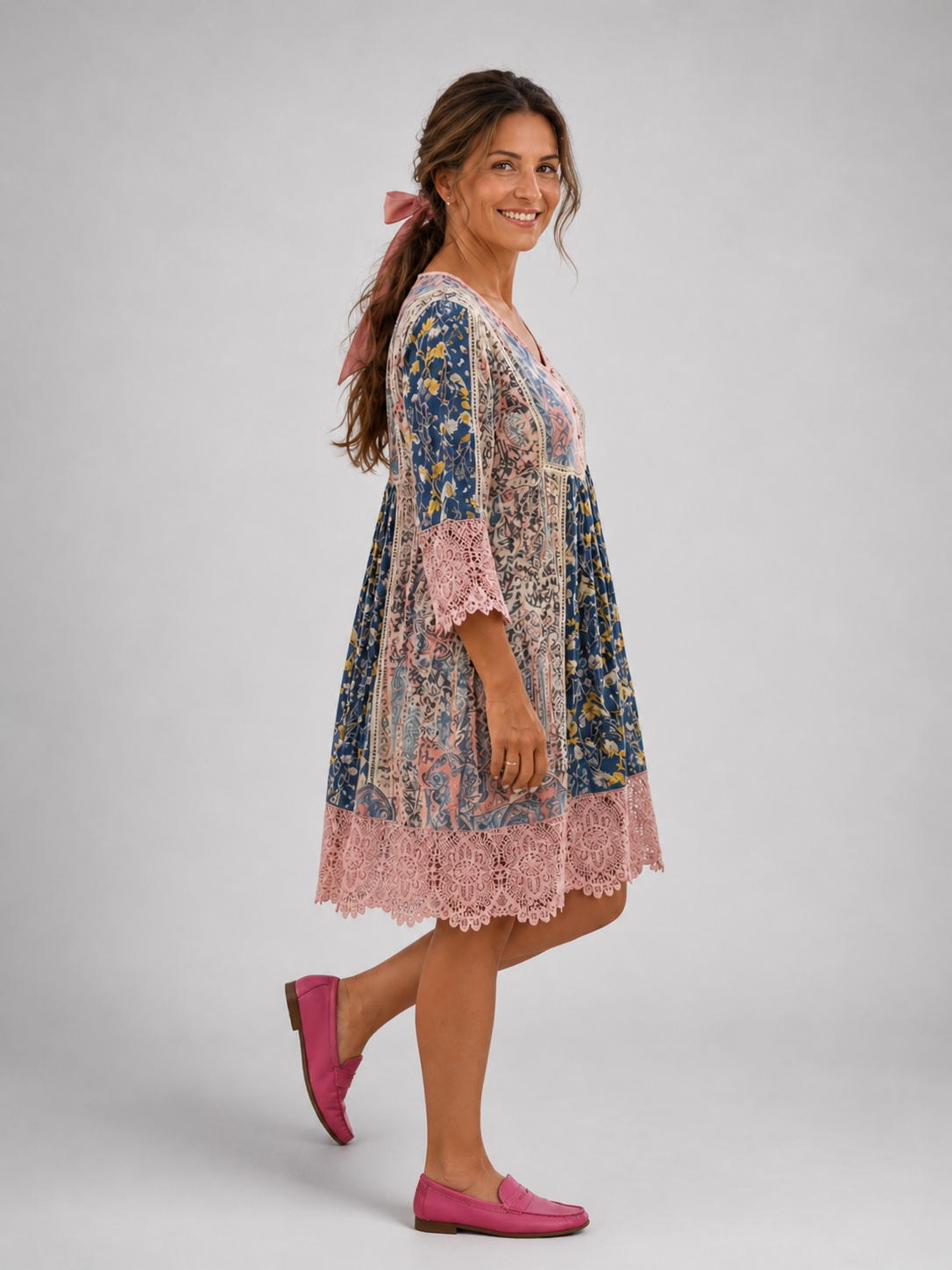 Karin | Vestido midi vintage