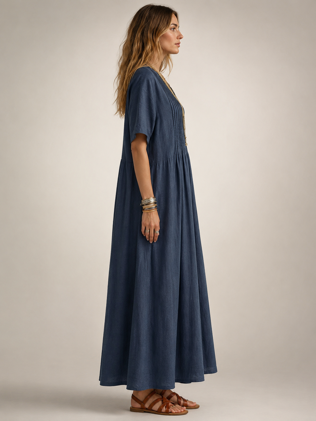 Antje | Elegante vestido plisado