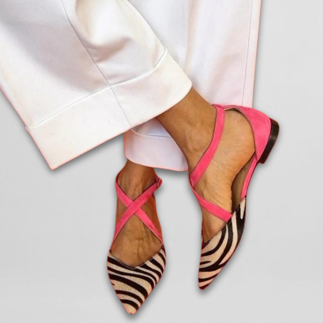 Bailarinas de punta con tira trasera – diseño chic con pulsera para el día a día