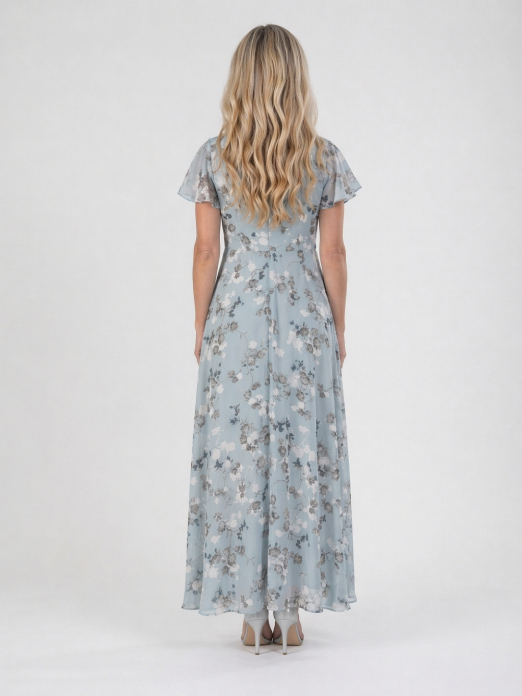 Amelie | Vestido maxi de gasa floral