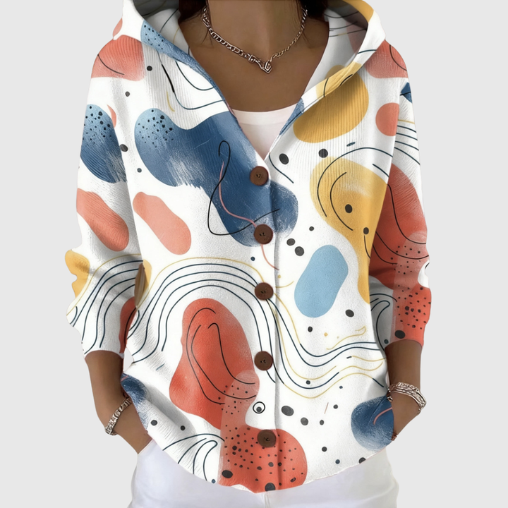 Stella, Chaqueta de punto con capucha de Zelira