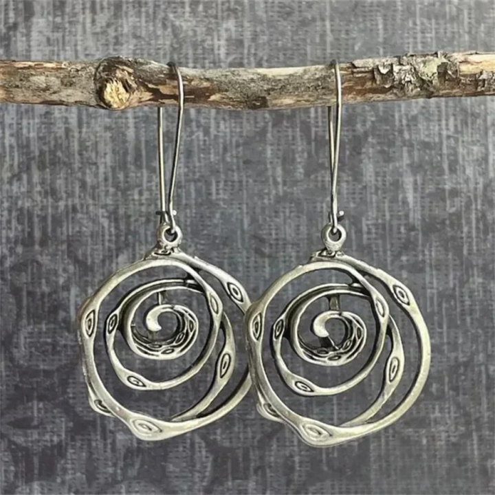 Pendientes Laberinto de plata - Zelira