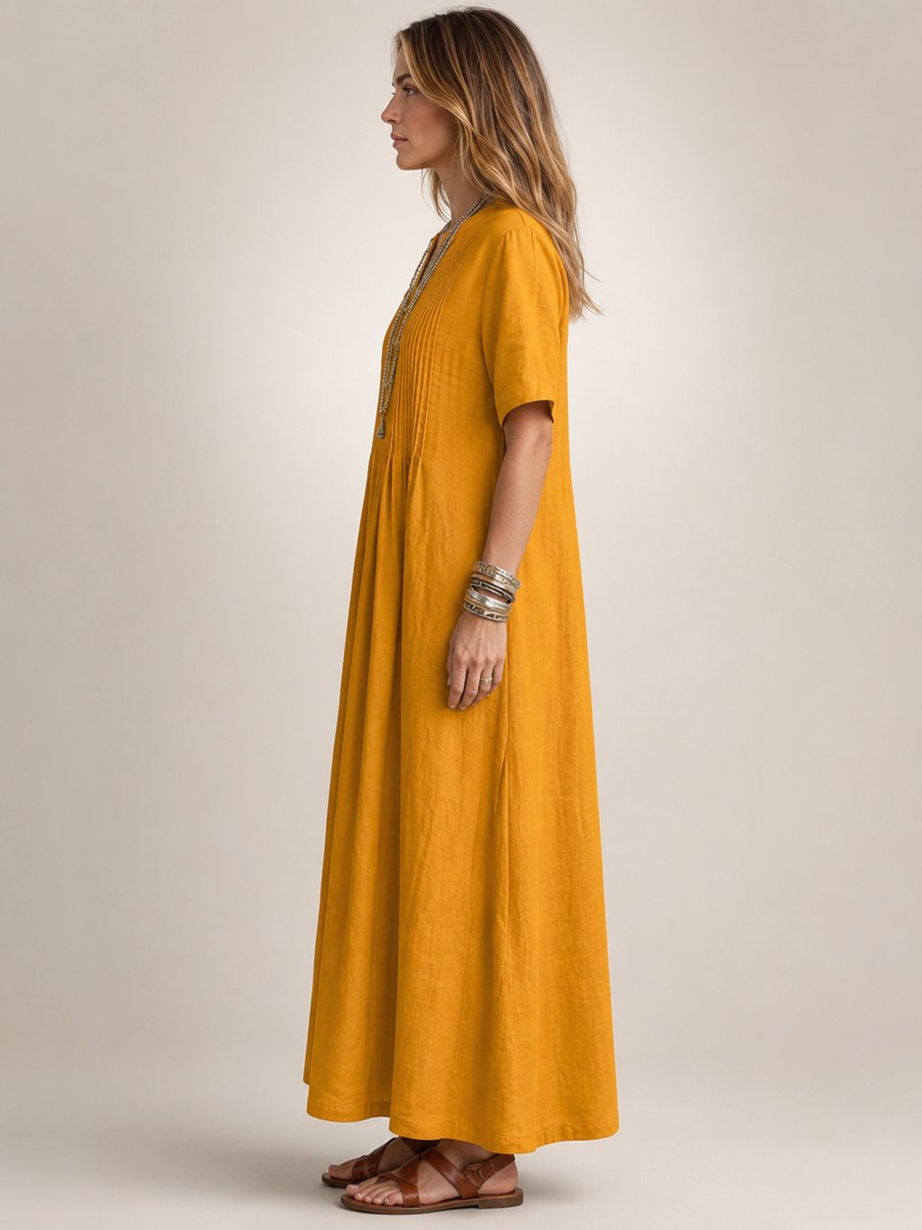 Antje | Elegante vestido plisado